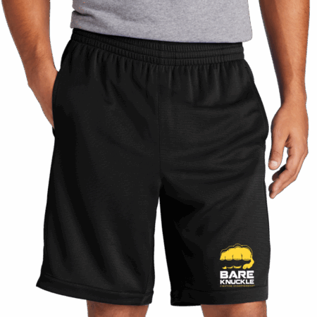 BKFC Logo Mens Shorts with Pockets