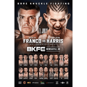 BKFC 46 AUTOGRAPHED FIGHT POSTER