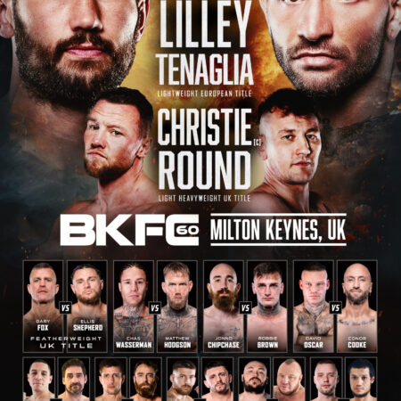 BKFC 60 MILTON KEYNES Autographed Fight Poster